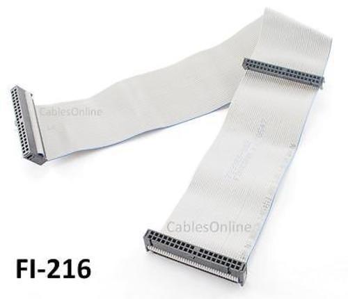 CablesOnline 16 inch 40-Pin IDE Dual Drive Flat Ribbon Cable, FI-216