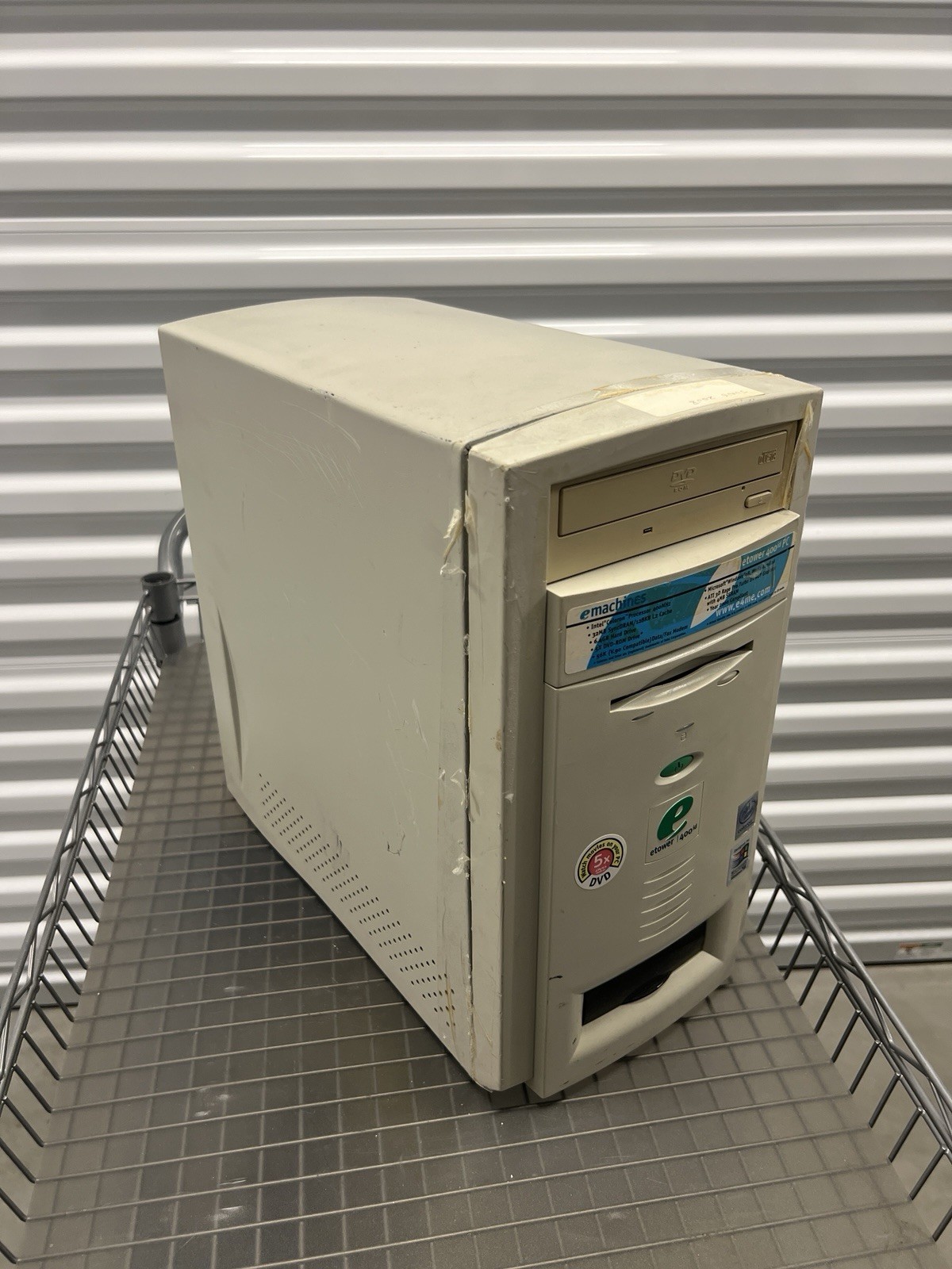 Vintage eMachines UPGRADED eTower 400id Pentium II 32MB Windows98 OEM PC Tower