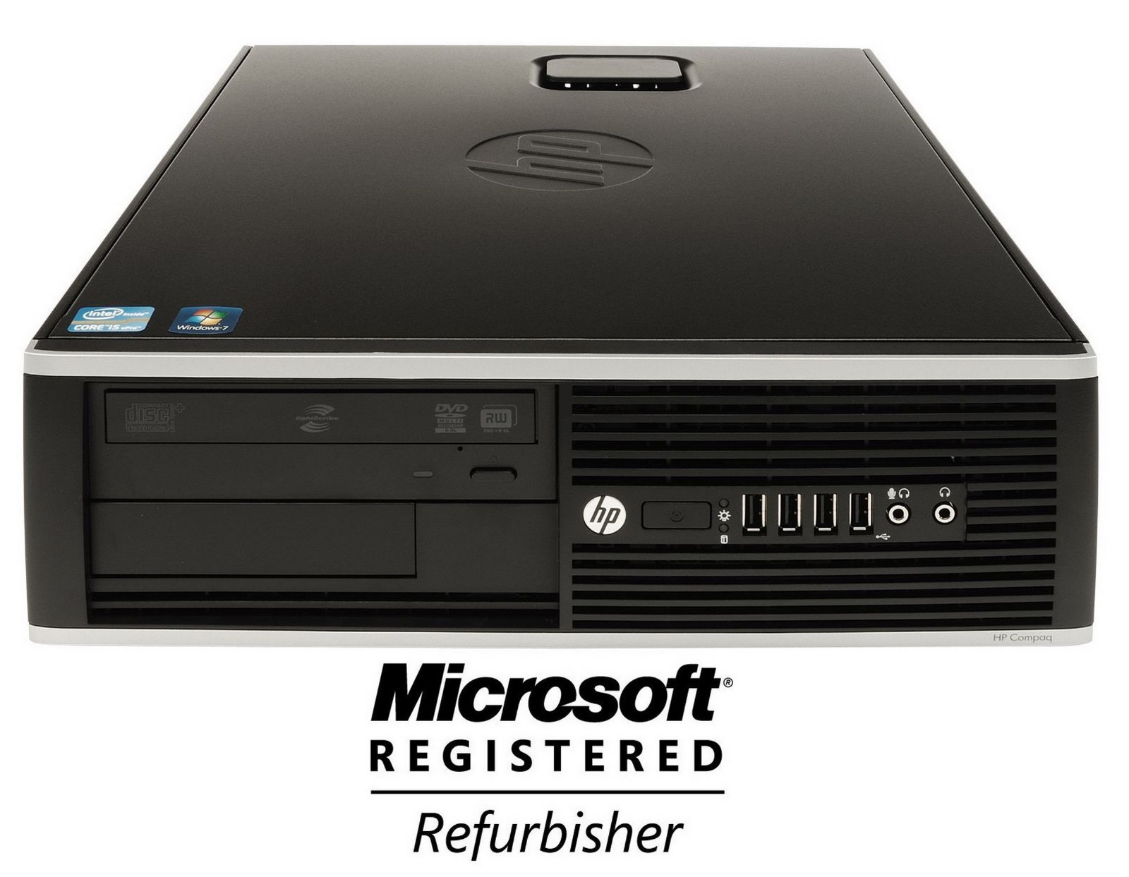 HP Elite Business Class Computer Win 10 Pro 32Bit I5 Quad Core Desktop PC Wi-Fi