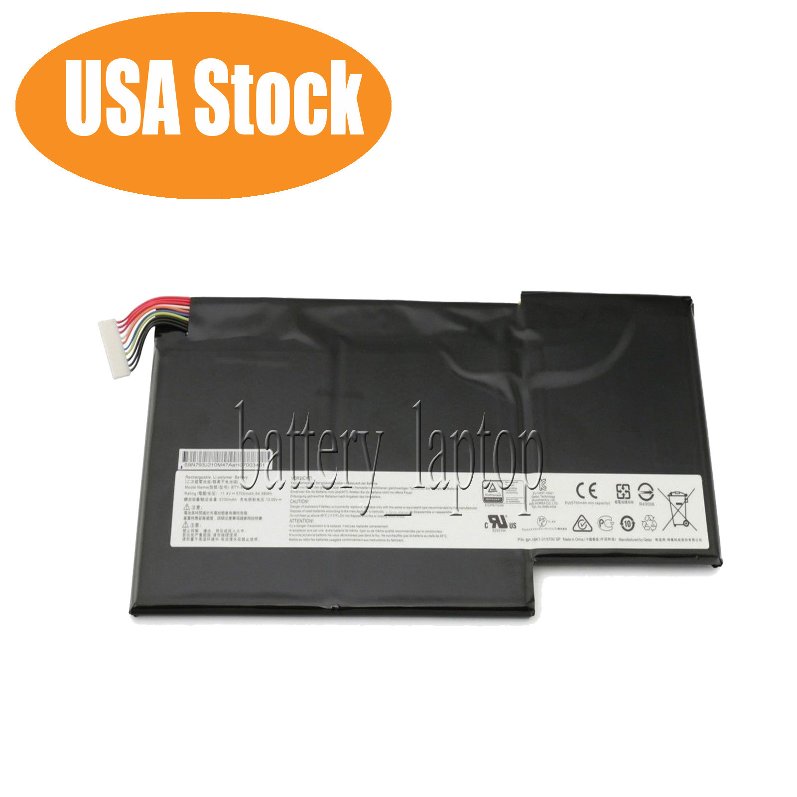 New laptop Battery For MSI GS63 Stealth 8RE 15.6″ Gaming Laptop i7 GTX1060