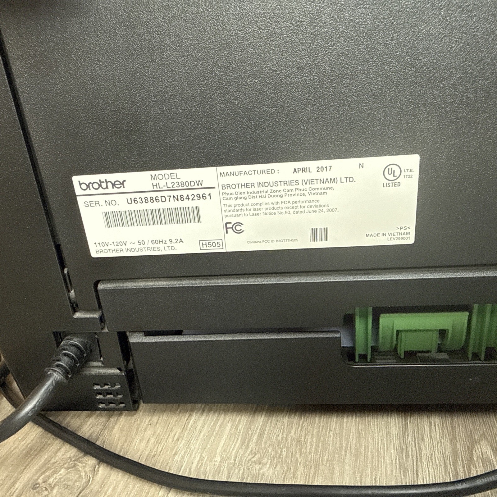 Brother HL-L2380DW All-in-One Laser Wireless Printer