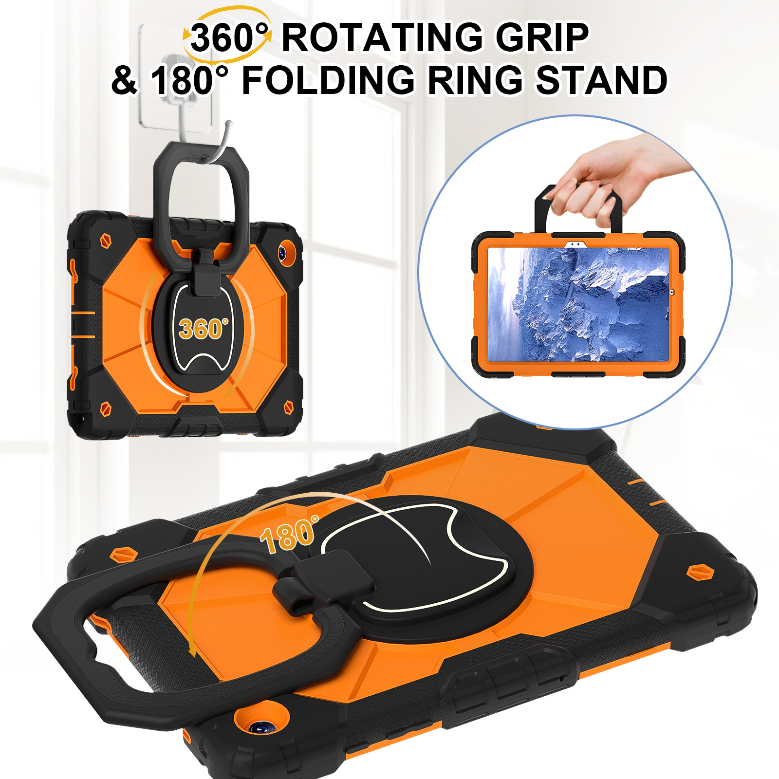 For Samsung Galaxy Tab A11Plus 2025/ A11 2025 With Stand Shockproof Rugged Case
