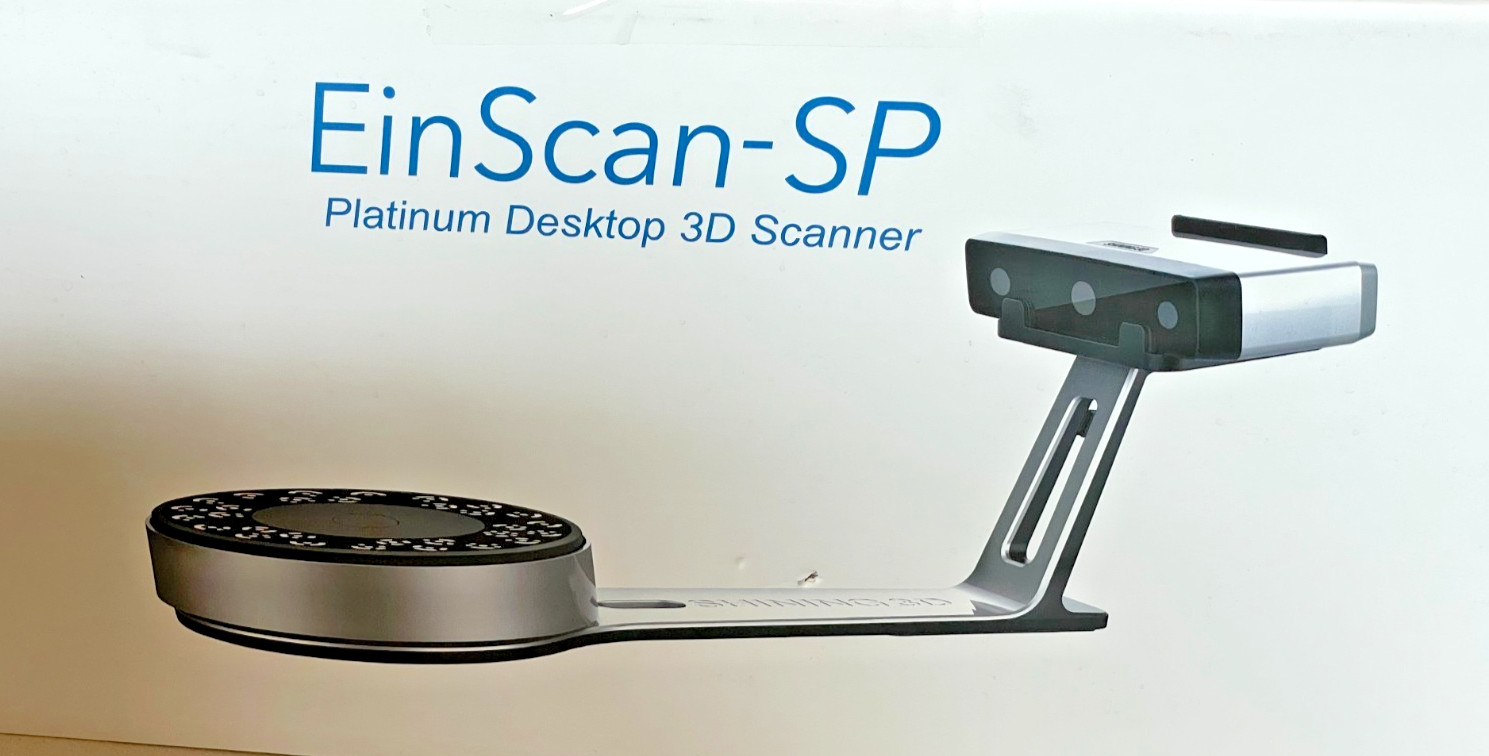 Shining 3D EinScan-SP Platinum 3D Scanner with Turntable / All Cables Incl