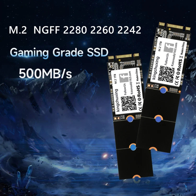 512GB M.2 NGFF SSD 2242 2260 2280 SATA Solid State Drive 560MB/s