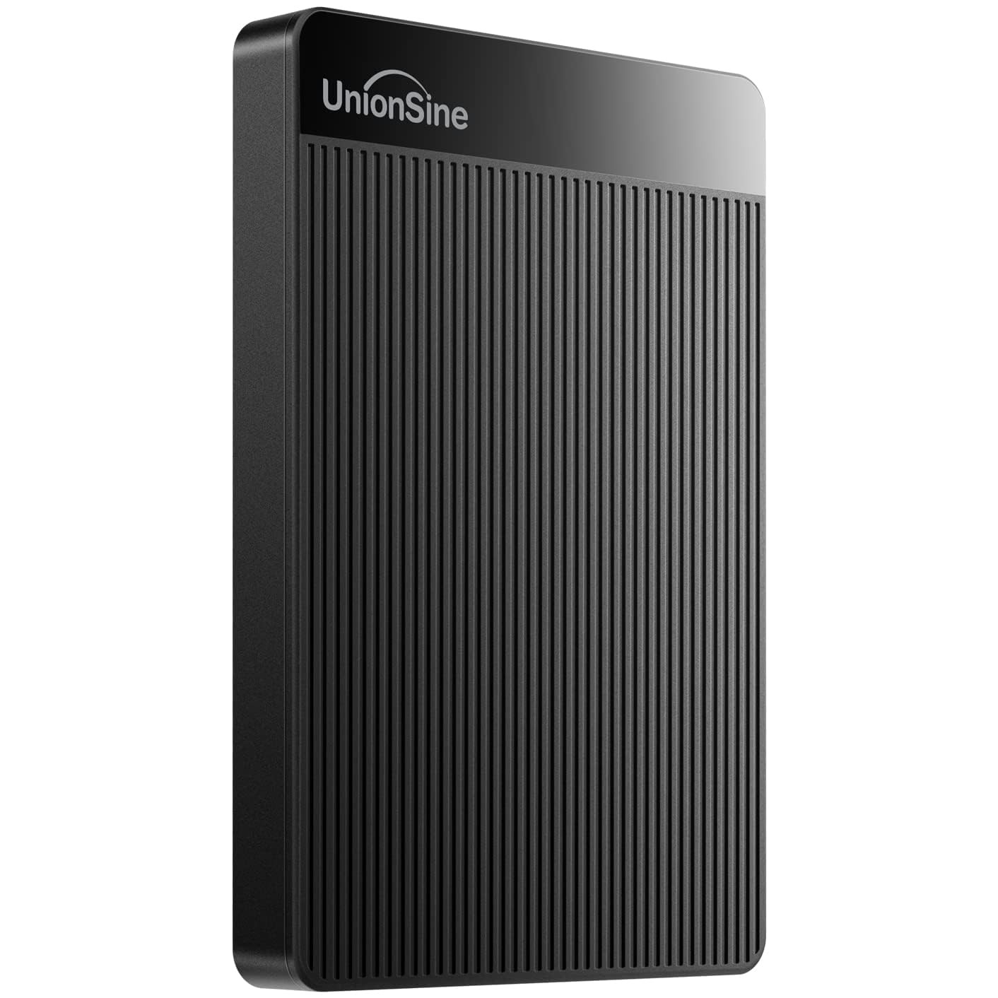 UnionSine 500GB Ultra Slim Portable External Hard Drive HDD-USB 500GB, Black