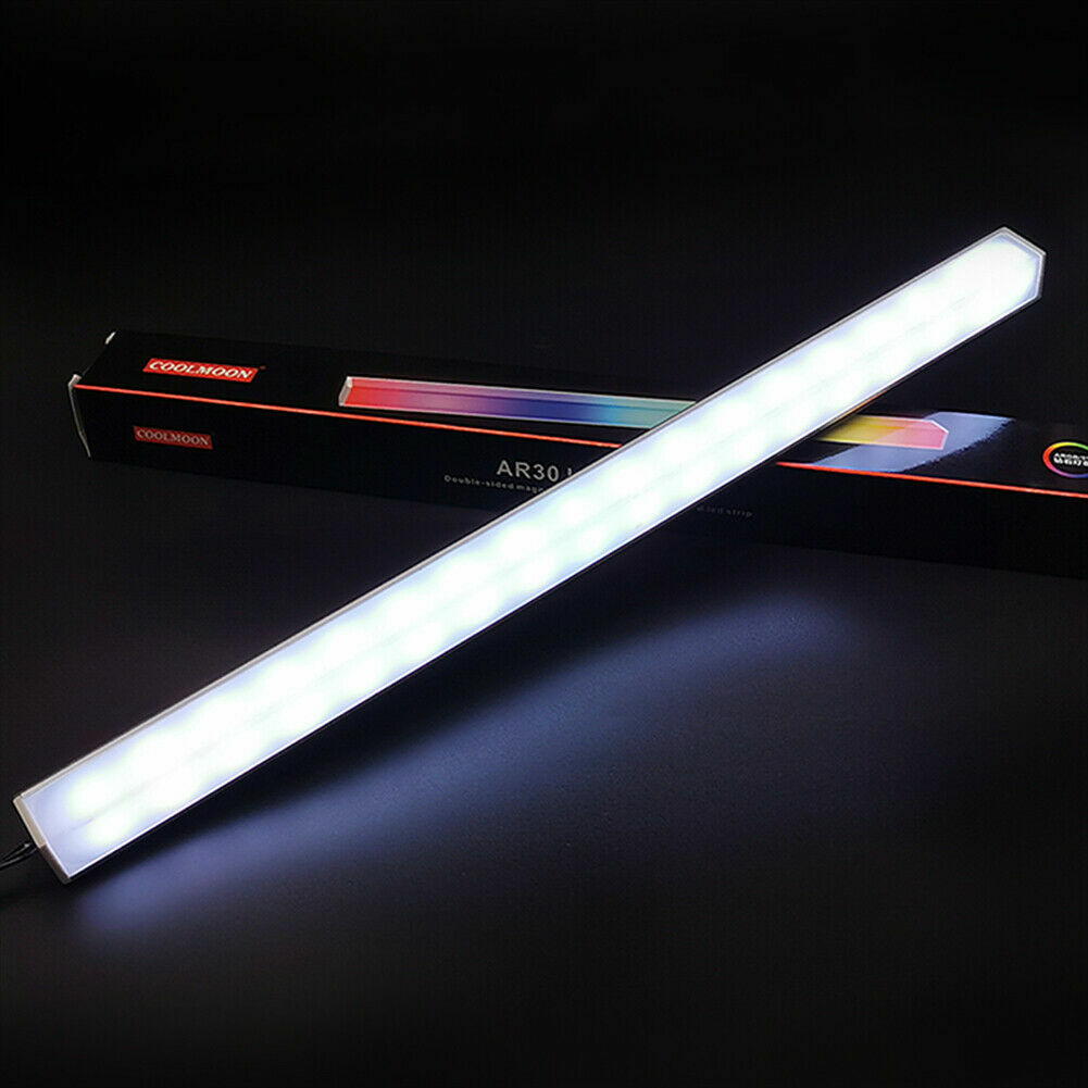30cm 5V 3Pin ARGB LED Lamp Bar PC Computer Case Aluminum Magnet Chassis Light