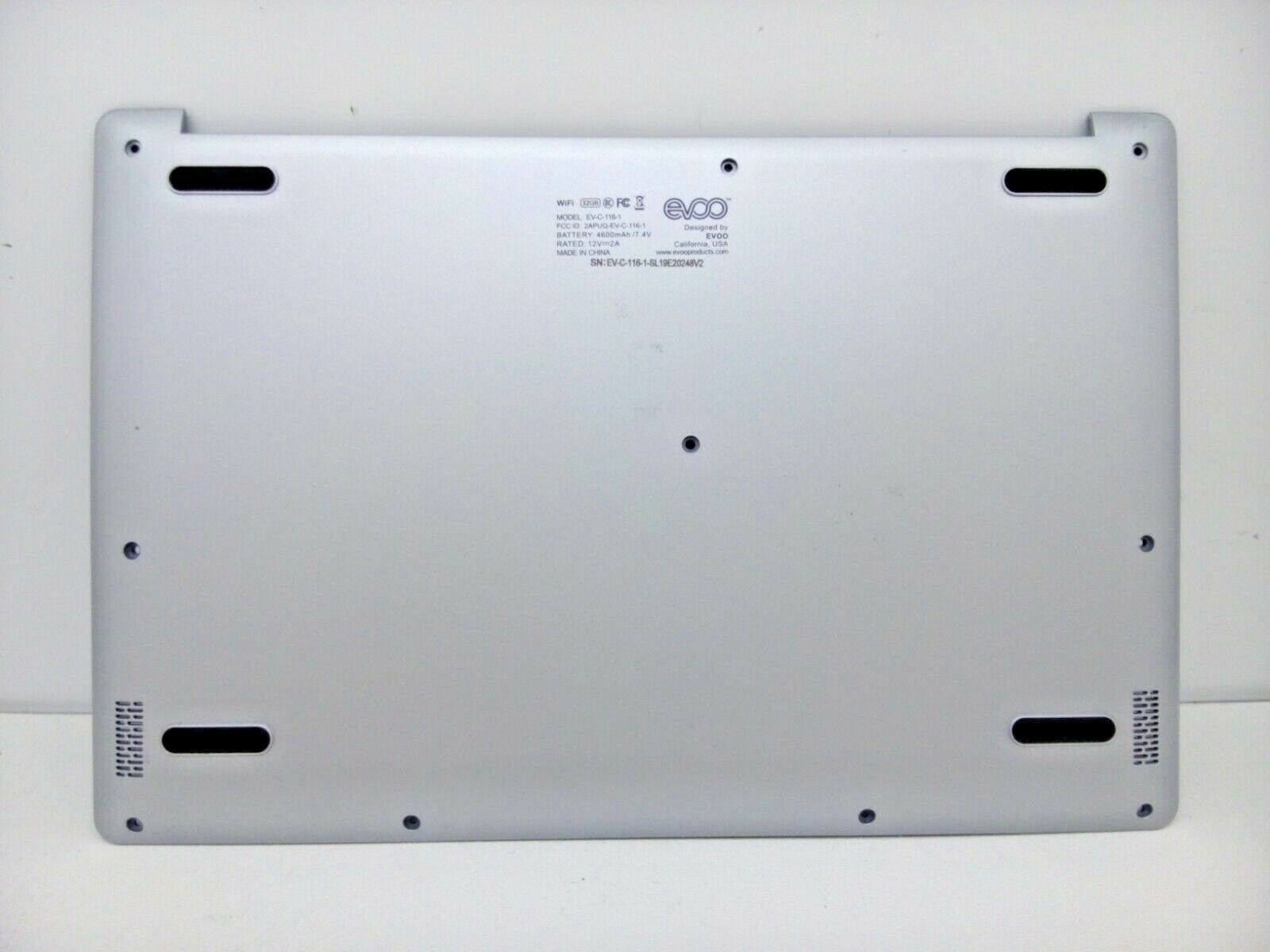 Silver EVOO Ultra Thin EV-C-116-1 Laptop 11.6″ Bottom Case Base w/ Rubbers / 12
