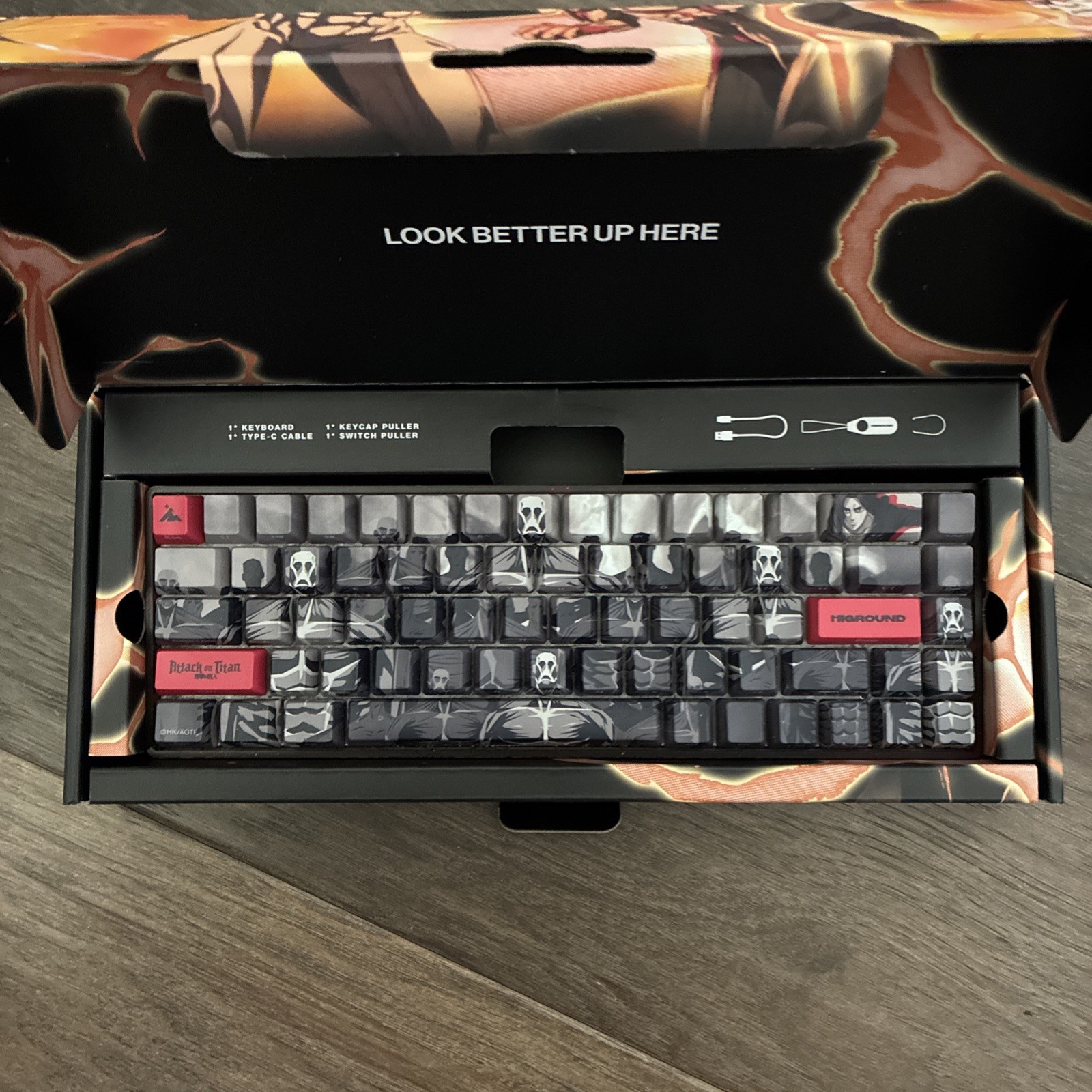 Highground Attack On Titan Colossal Titan Base Keyboard- No USB Cable