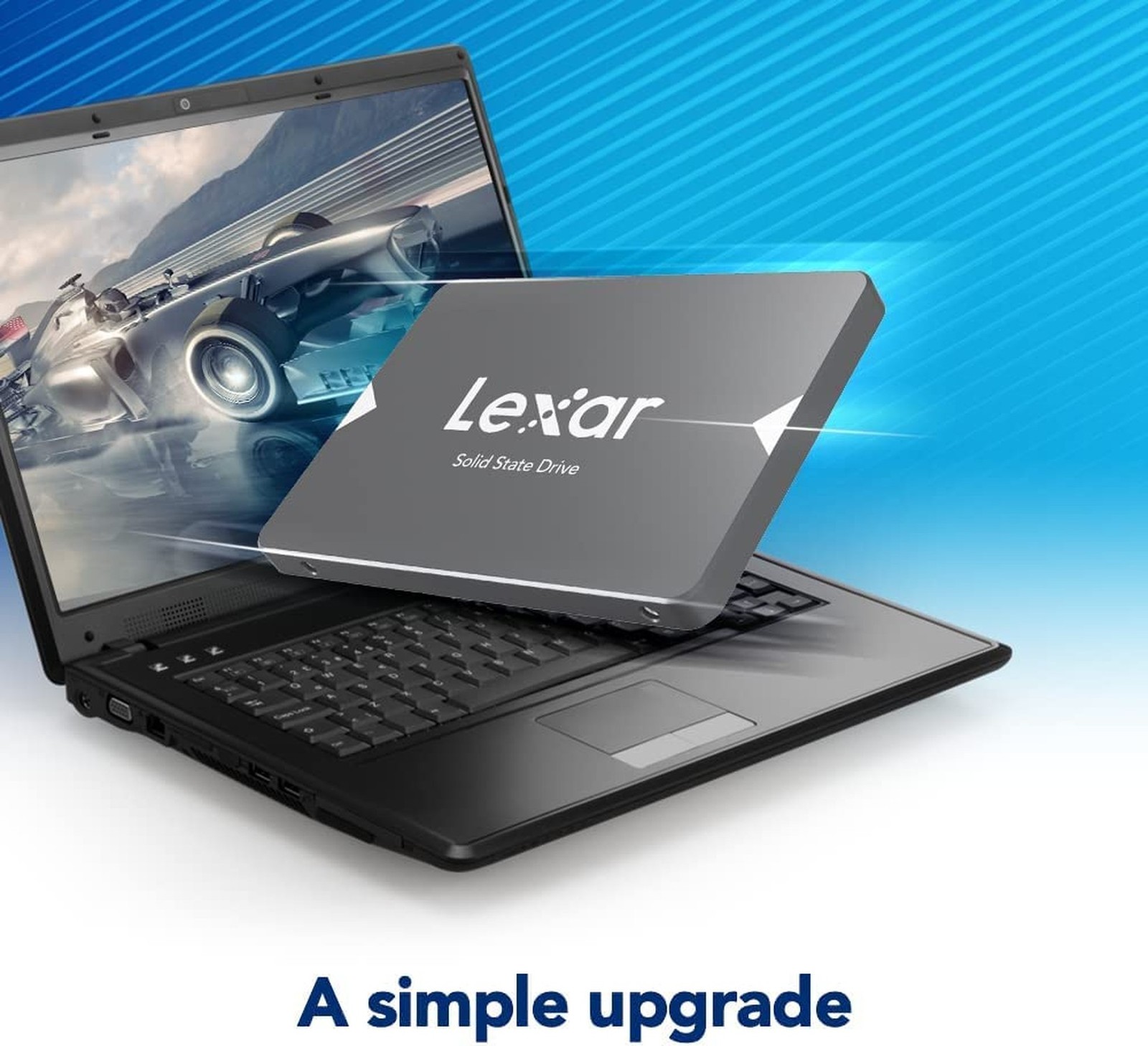 Lexar 512GB NS100 SSD 2.5 Inch SATA III Internal Solid State Drive, Up to 550…