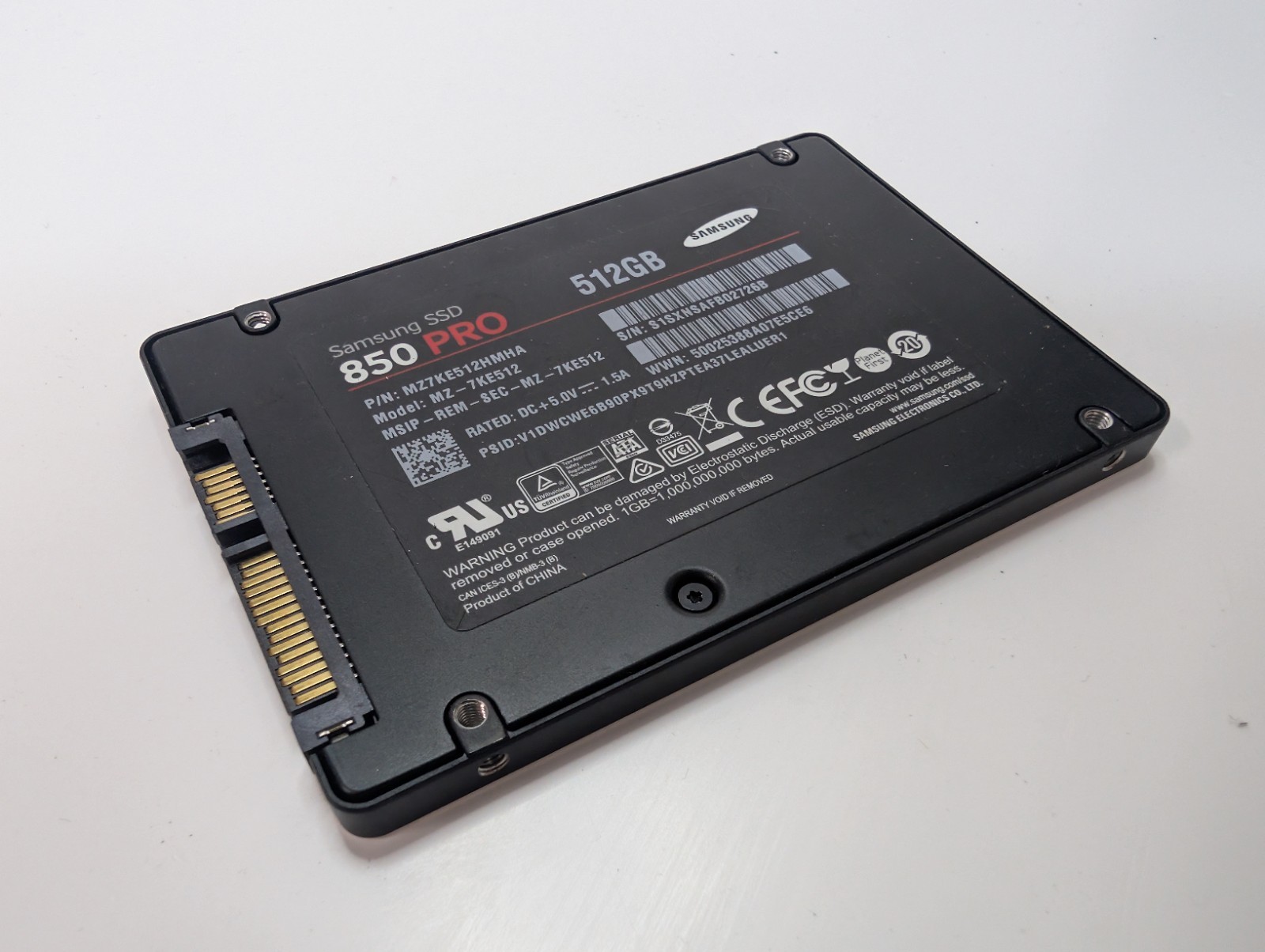 Samsung 850 PRO 512GB 2.5″ SATA III Internal SSD MZ-7KE512 Solid State Drive