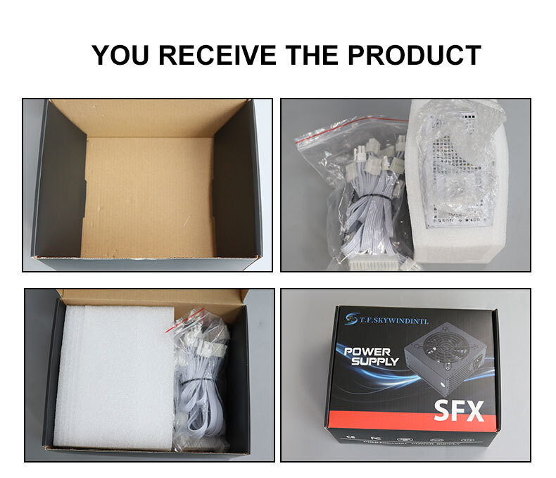 SFX 600 Watt PC Power Supply Full Modular, 87% Efficiency, 110V-264V, 20+4Pin