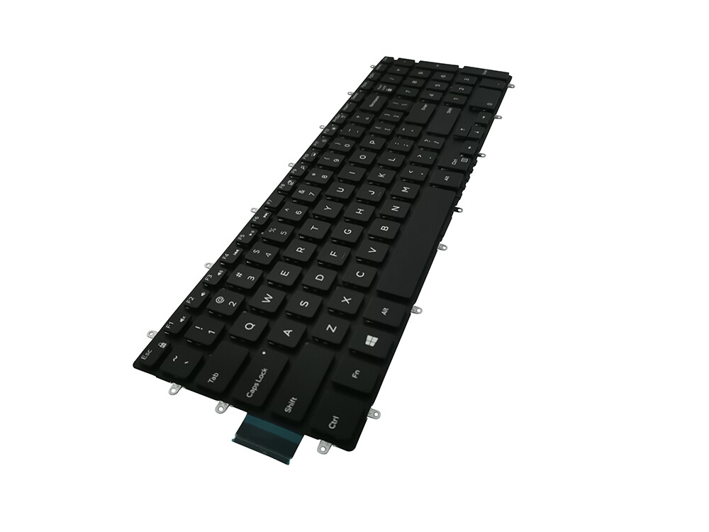 White Fonts Backlit Keyboard Black US For Dell G5 5590 5587 G7 7790 7590 7588