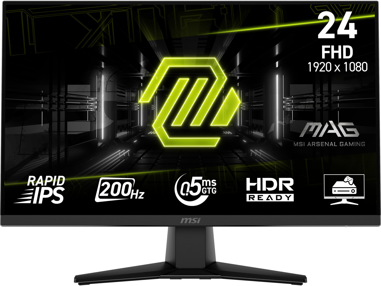 MSI 24″ 200 Hz Rapid IPS Gaming Monitor FreeSync (AMD Adaptive Sync) MAG 242F