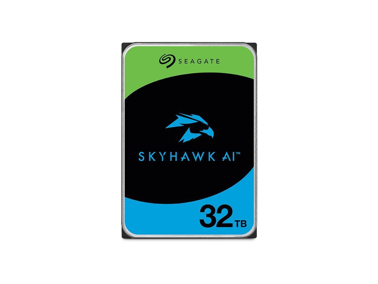 Seagate SkyHawk AI ST32000VE000 32TB 7200 RPM 512MB Cache SATA 6.0Gb/s 3.5″
