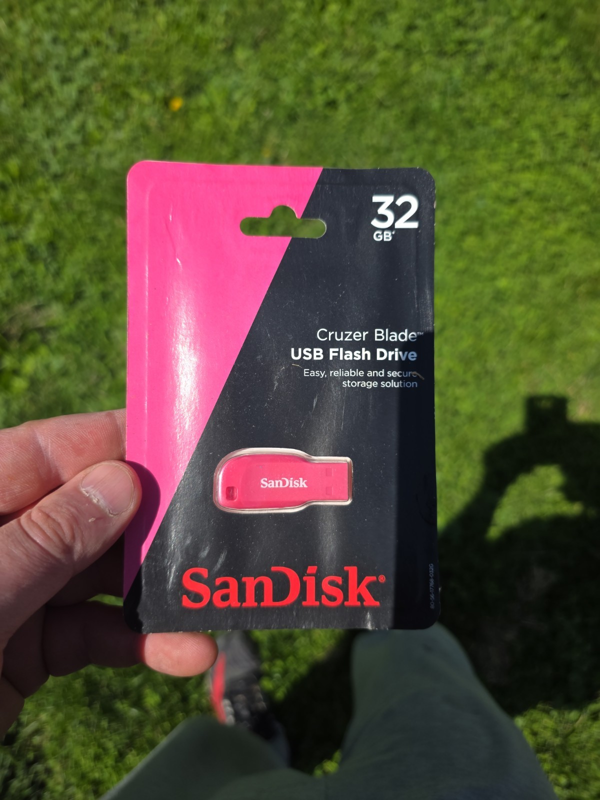 SanDisk Cruzer Blade USB Flash Drive | 32 GB | Pink | SDCZ50-032G-AW4P | NEW