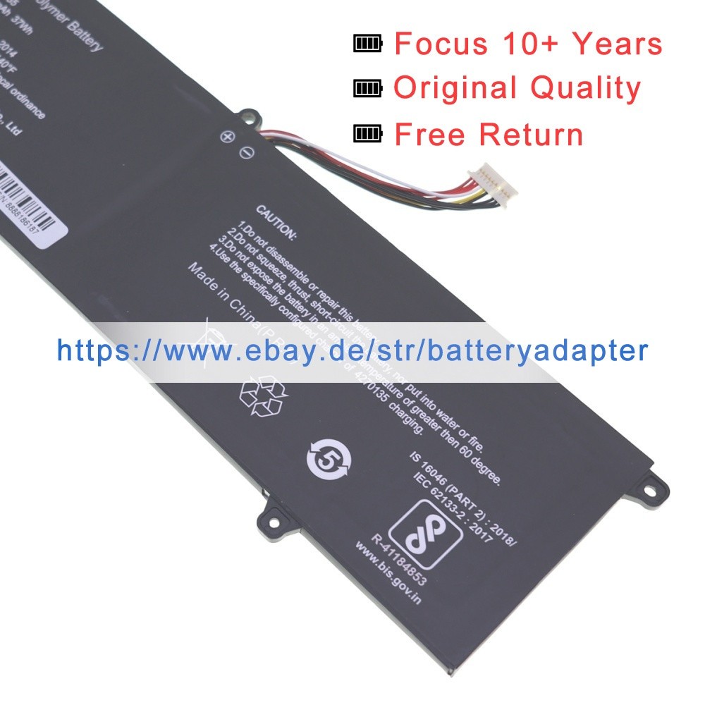 Genuine new 4270135 Battery for FUSION5 S15 2AIKX-T90BPRO 7.4V 5000mAh
