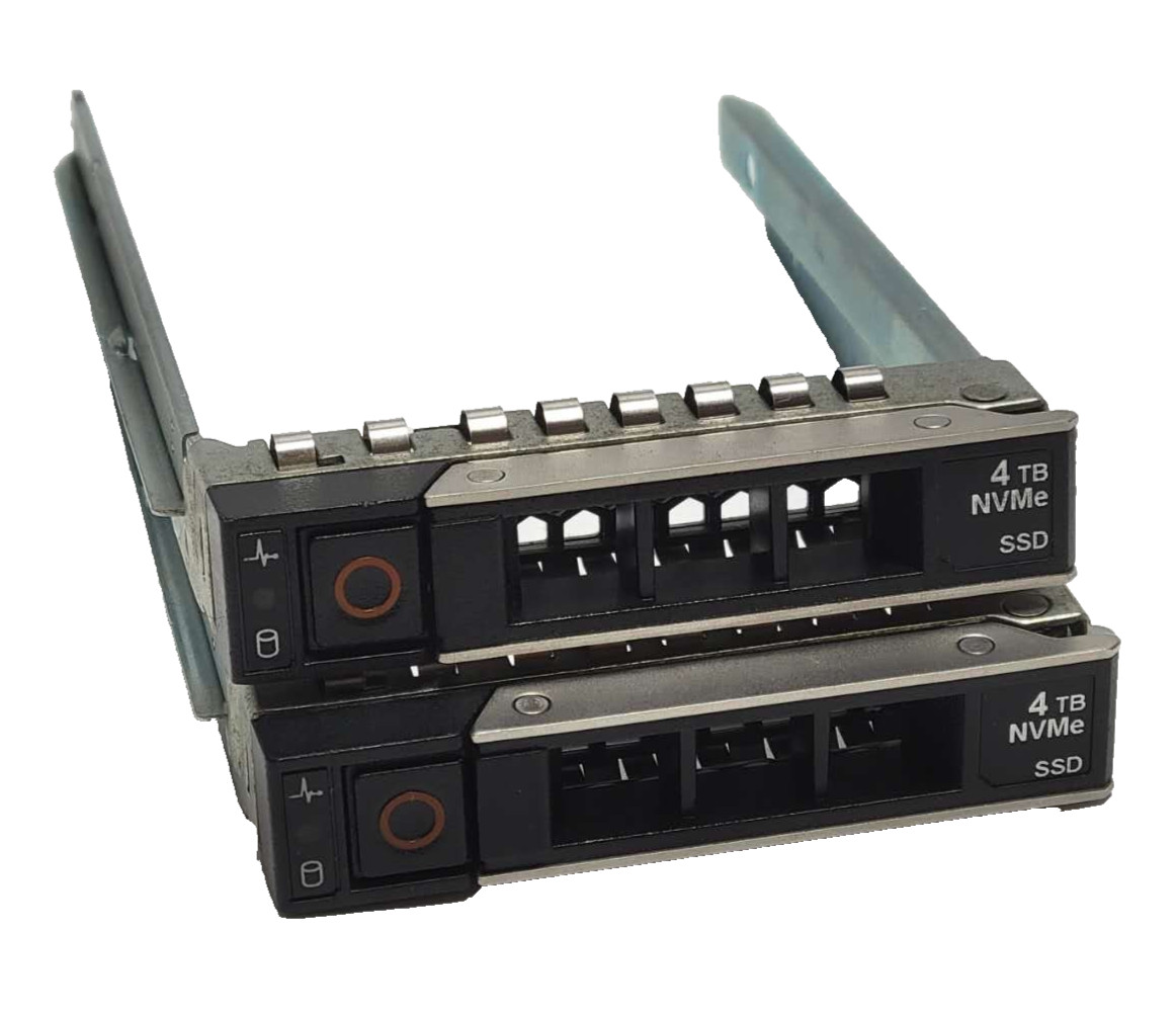 2.5″ HDD SSD Drive Tray Caddy DXD9H For Dell R440 R640 R740 R740XD R940 Lot of 2