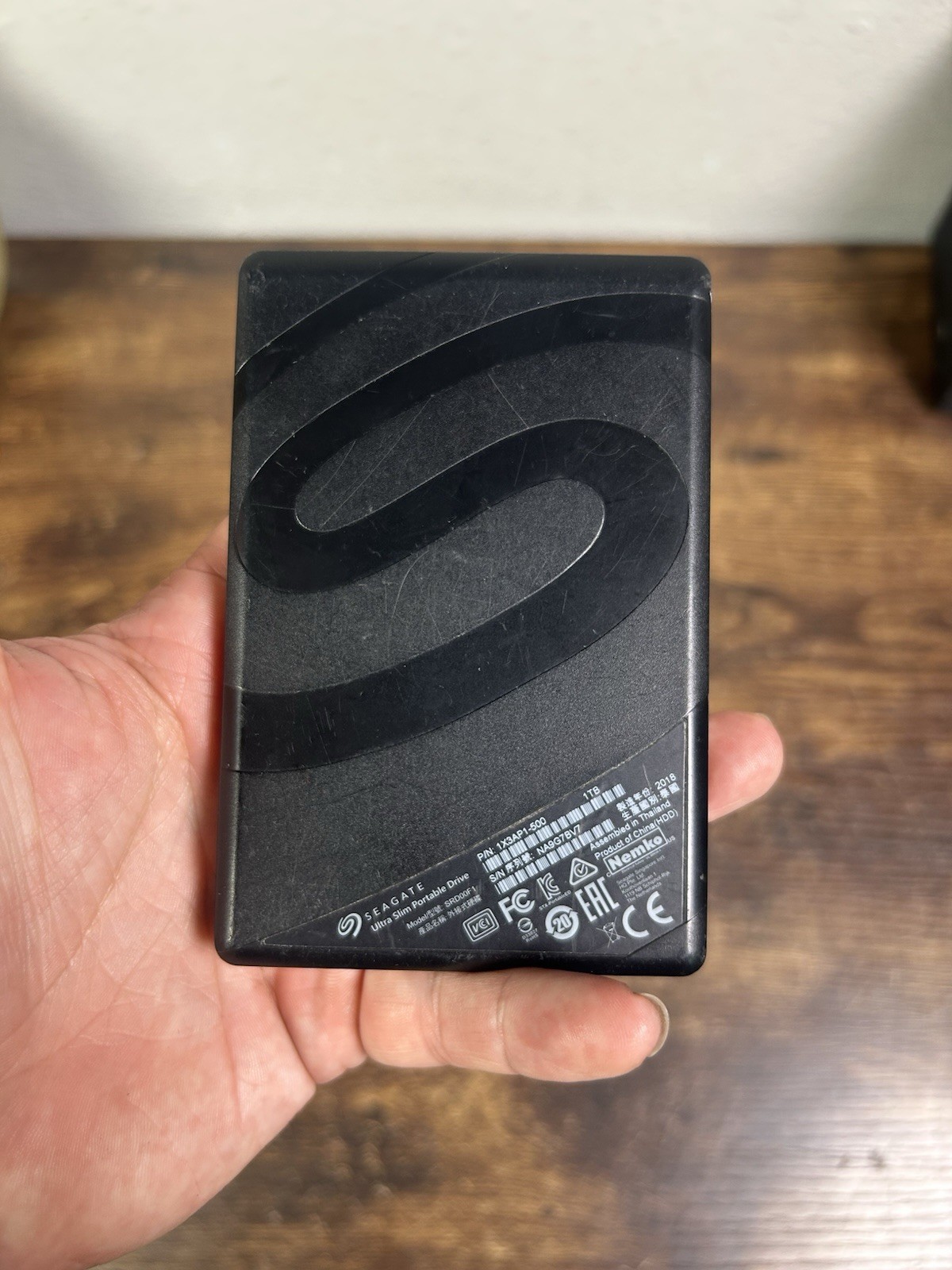Seagate Backup Plus Slim Portable External Hard Drive – 1TB (SRD00F1)
