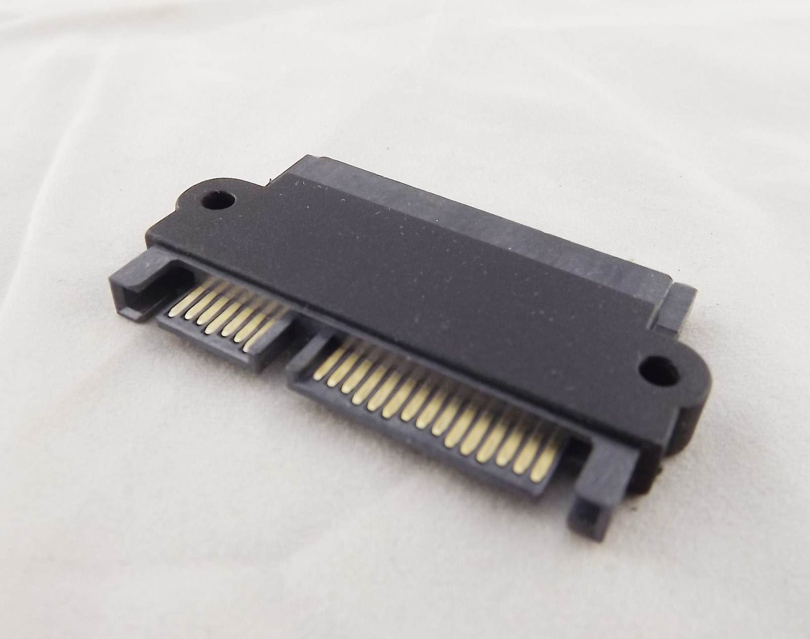 10x SATA 22P 7+15Pin Male Plug to SATA 22Pin 7+15P Female Jack Convertor Adapter