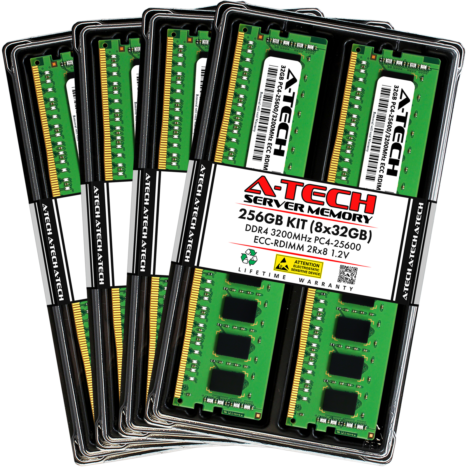 256GB 8x 32GB PC4-3200 RDIMM Supermicro 1024US-TNR F1114S-FT Memory RAM