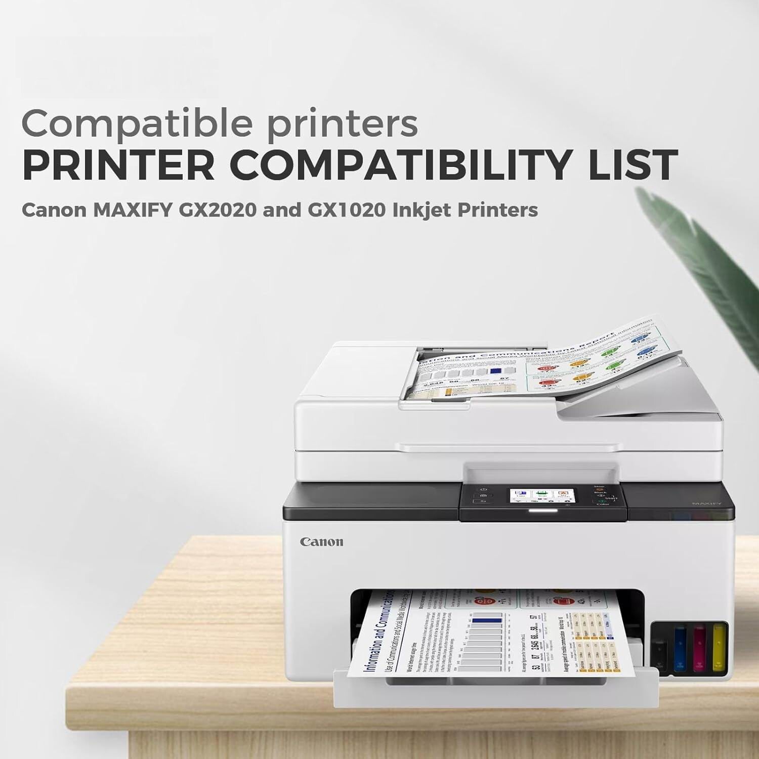 GI-25 GI25 Ink Bottle Pigment Ink Compatible with CANON MAXIFY GX2020 GX1020
