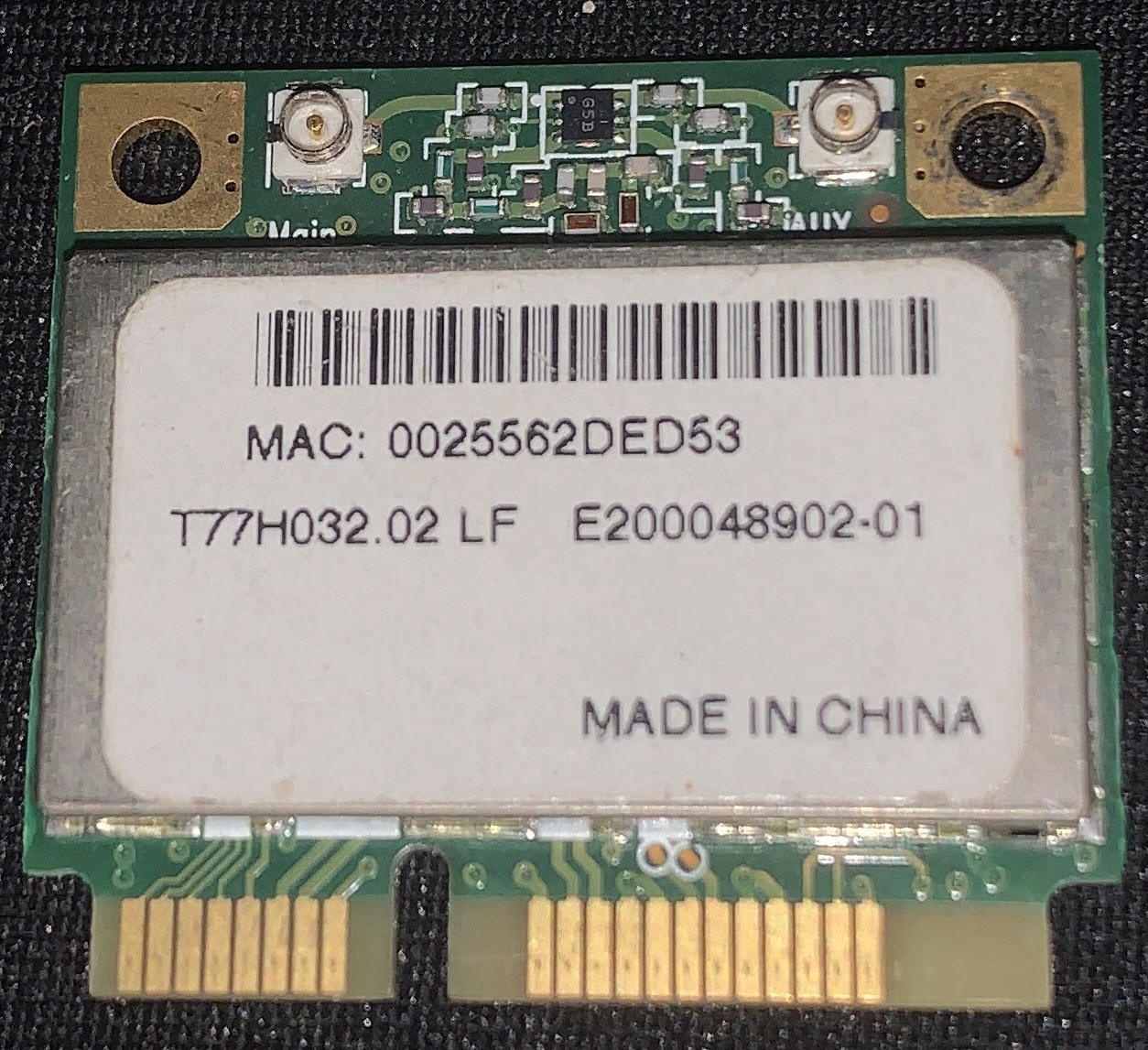 Atheros AR5BHB63 Mini PCIe Wireless WiFi Card 802.11b/g/n 300Mbps T77H032.02