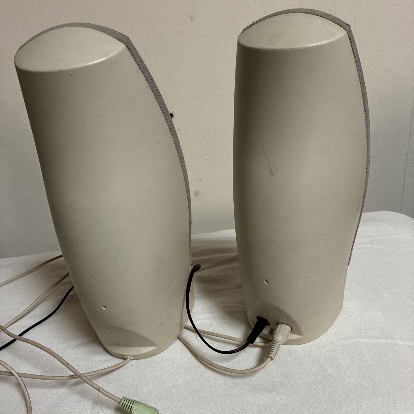 JBL Pro Compaq Vintage Computer Speakers 387767-001 Tested Working
