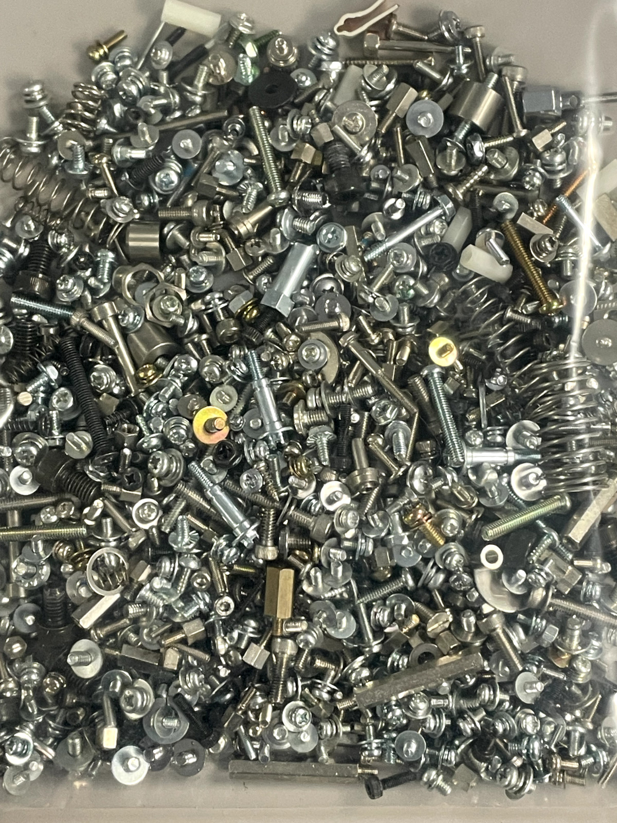 Over 2.75 lbs Mixed Computer & Electronics Screws, Washers, Springs Connectors
