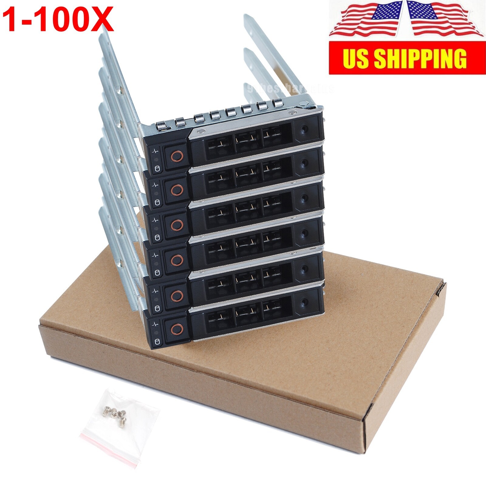 Lot 2.5″ Drive Tray Caddy for Dell Poweredge R640 R740 R440 R450 R650 R750 R660