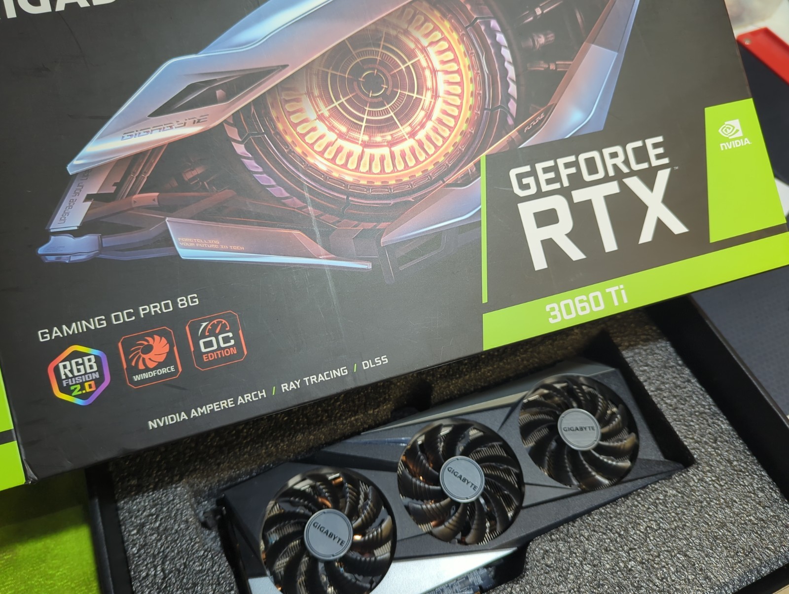 Gigabyte GeForce RTX 3060 Ti Gaming OC Pro 8GB GDDR6 Triple Fan Graphics Card