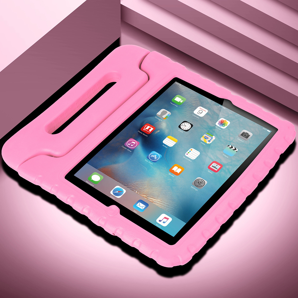 For iPad Mini 2 3 4 5 iPad 2 3 4 5 6 Kids Shockproof EVA Case Stand Handle Cover