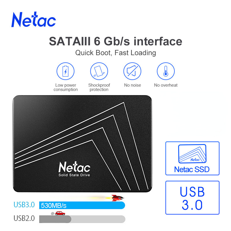 Netac Internal SSD 120GB Solid State Drive SATA III 6GB/s Wholesale Sale