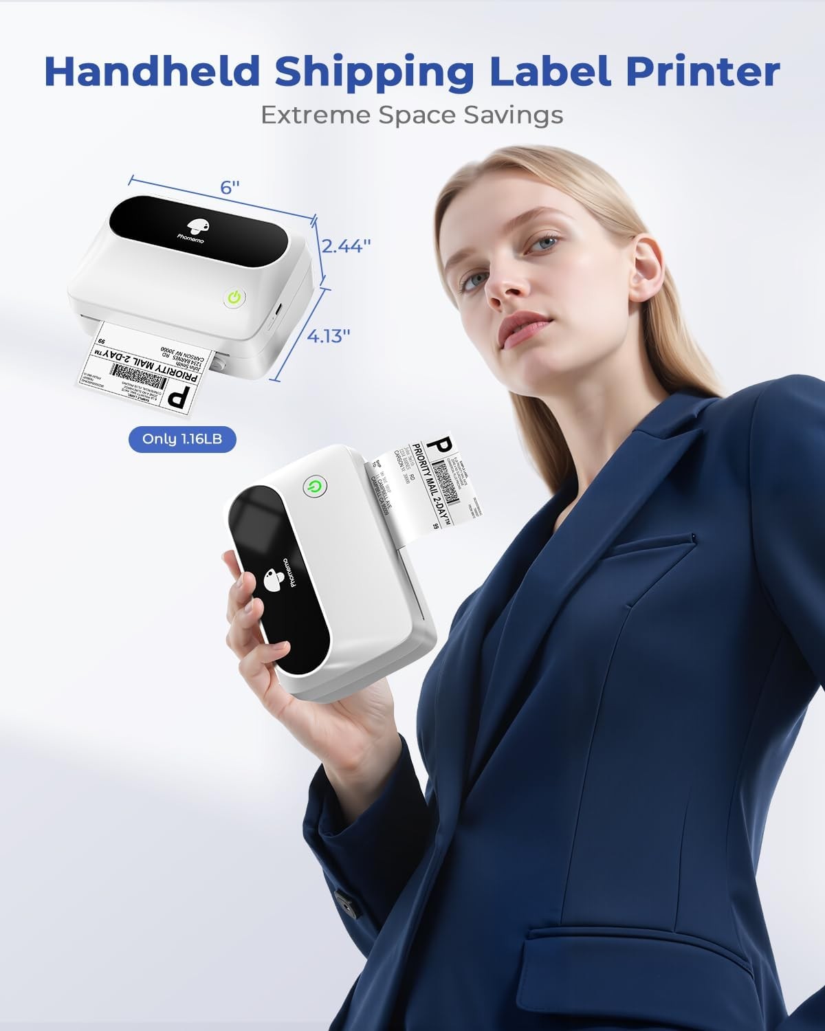 300DPI 4×6 Label Printer Thermal Shipping Address Barcode 150*100 Windows Mac