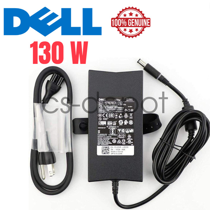Genuine Dell 130W AC Adapter Power Charger 19.5V 6.7A 7.4/4.5mm TIP Grade A