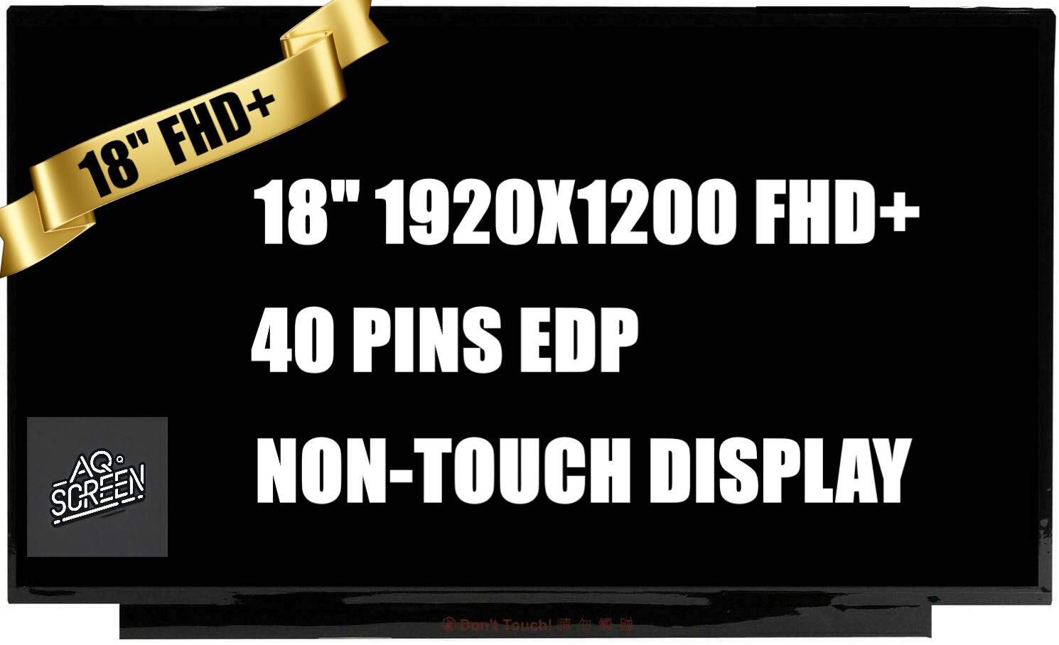 NE180WUM-NZ1 480hz 18.0″ IPS Laptop LCD Screen Display Panel 1920×1200 CN-0WXFYX