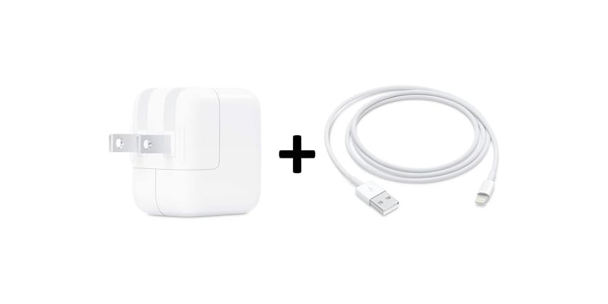 Original Apple 12W Wall Charger And 1M Lightning to USB Cable iPad’s & iPhone