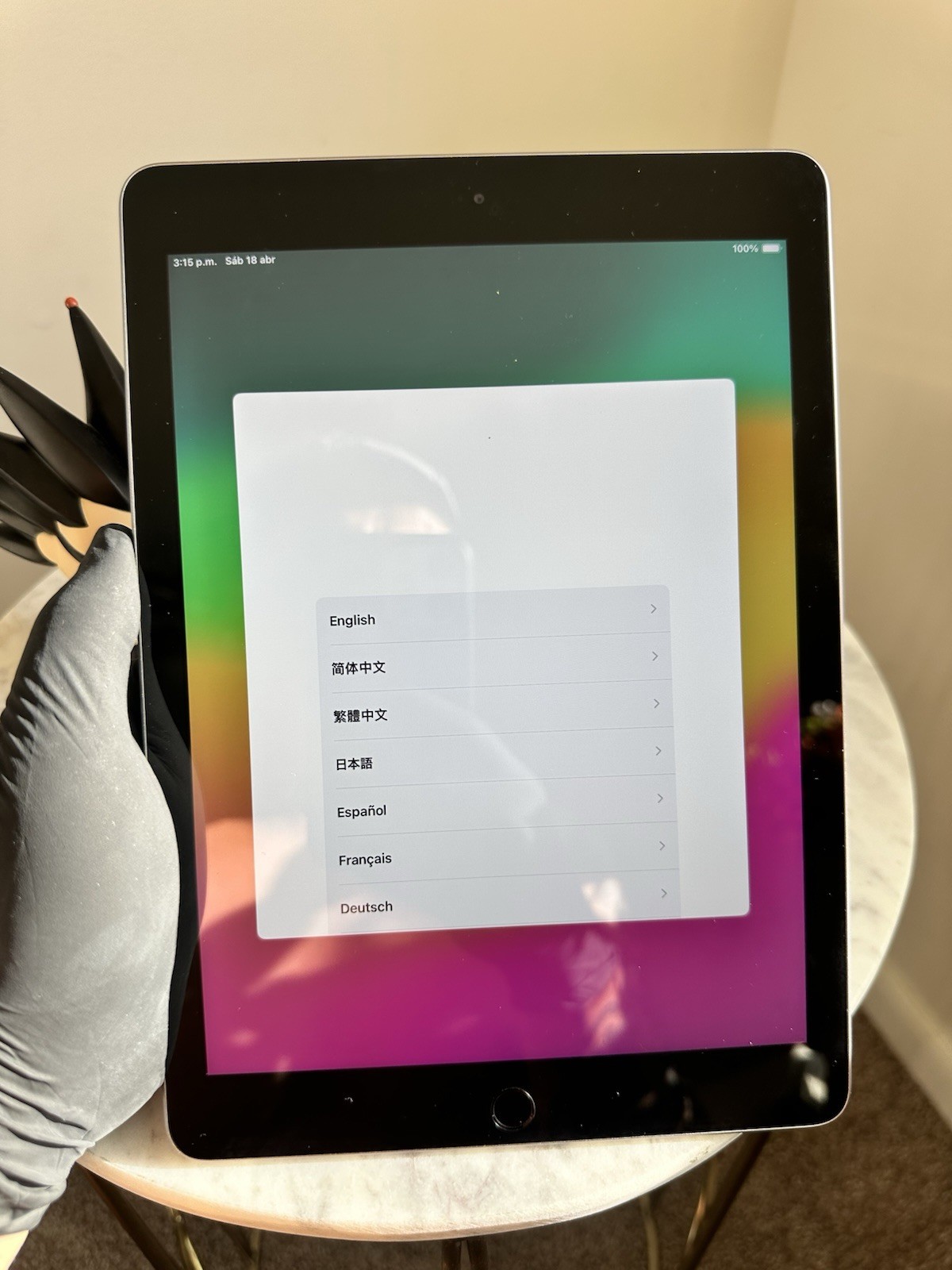 Apple iPad 6th Gen 9.7” 32GB WiFi A1893 Funciona Perfecto