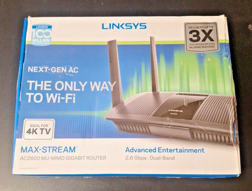 Linksys AC2600 MU-MIMO Max Stream Dual Band Wireless Wi-Fi Router