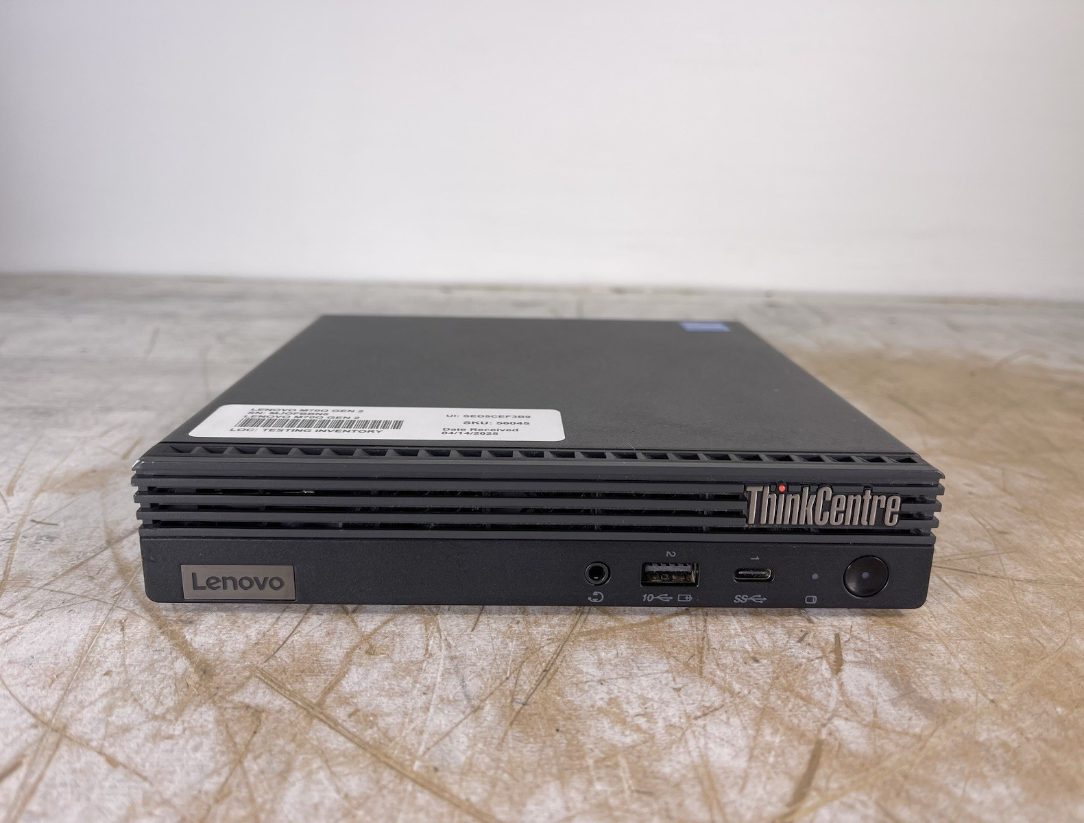 LENOVO THINKCENTRE M70Q GEN 2 i5-11400T @ 1.3 GHz, 4GB RAM, NO HDD/OS