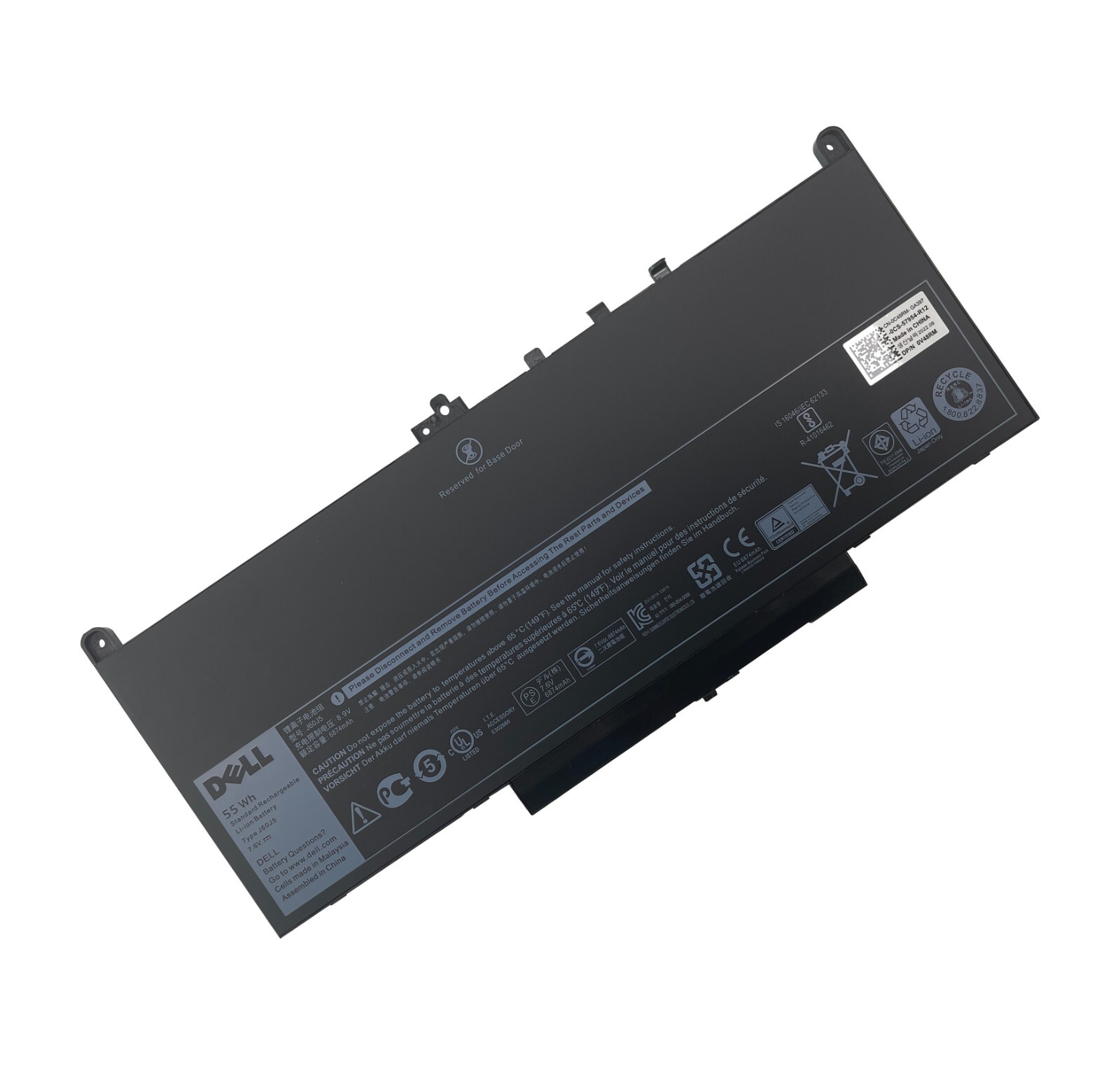 Genuine J60J5 Battery for Dell Latitude E7270 E7470 MC34Y 242WD GG4FM 451-BBSX