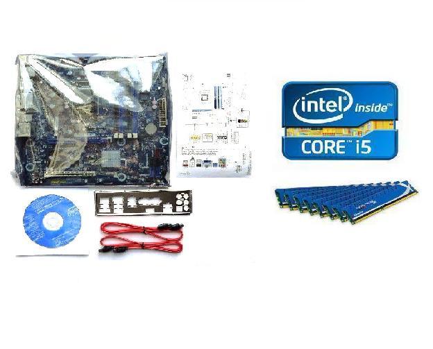 INTEL I5 3450s QUAD CORE CPU DH67BL MEDIA MOTHERBOARD 8GB MEMORY RAM COMBO KIT