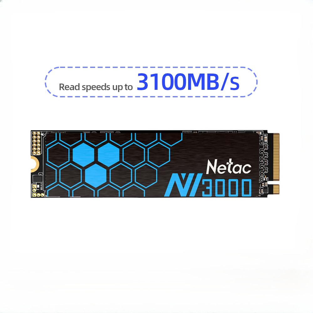 Netac Internal SSD M.2 NVMe PCIe3.0 Gen 3×4 Solid State Drive lot for Computer