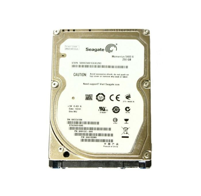 Seagate Momentus 5400.6 250GB, ST9250315AS, Tested-Working, Used
