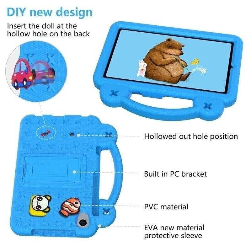 Fr Lenovo Tab M8 4th Gen TB300FU 8″Kids Shockproof EVA Handle Case Stand Cover~
