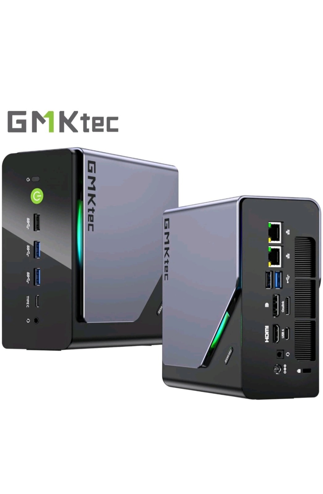 GMKtec Gaming Mini PC K12, AMD Ryzen 7 H 255 Up to 4.9GHz 16GB DDR5 RAM 1TB SSD