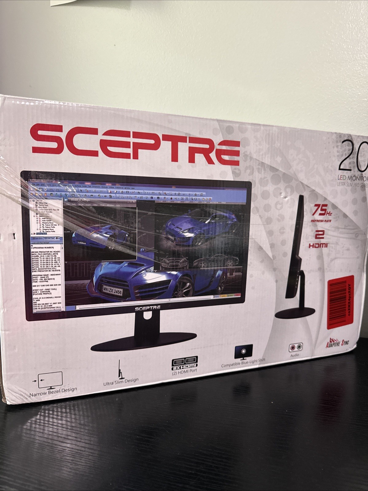 20” LED Monitor Ultra Slim Pro Series 75Hz Model E209W-16003RT New in Box