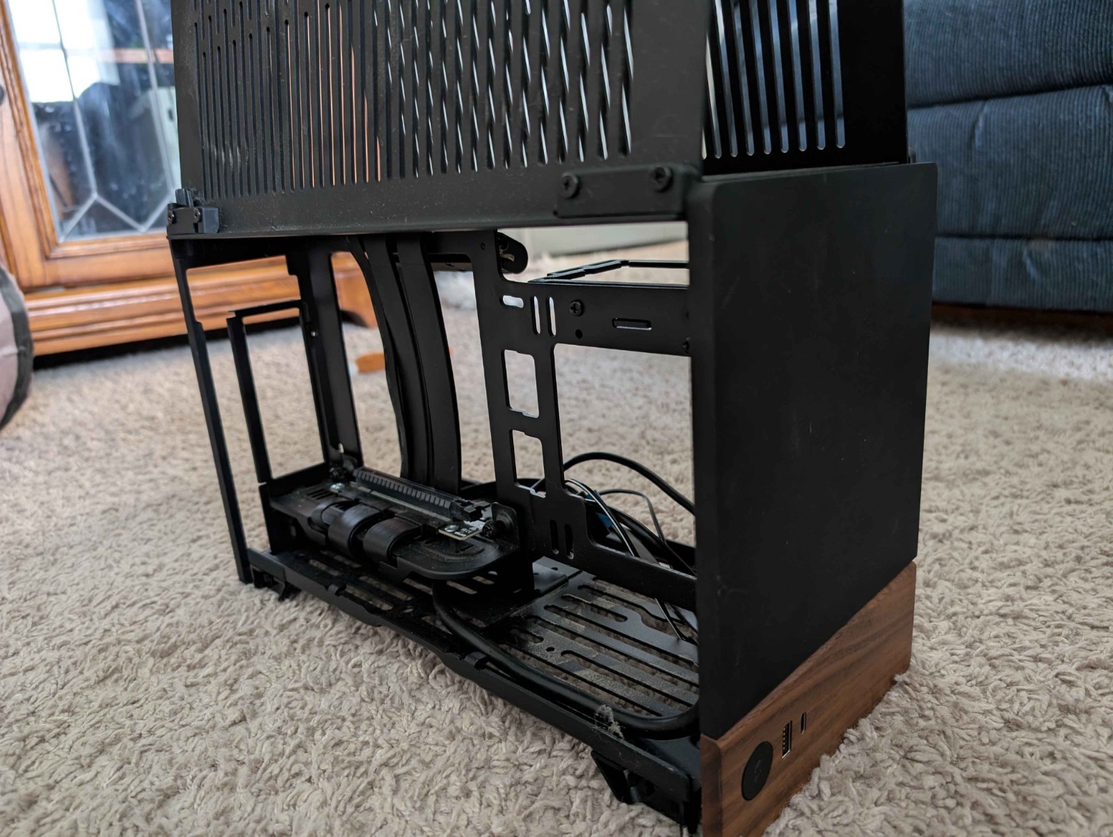 Fractal Design Terra Graphite Wood Walnut Front Panel Small Form Factor