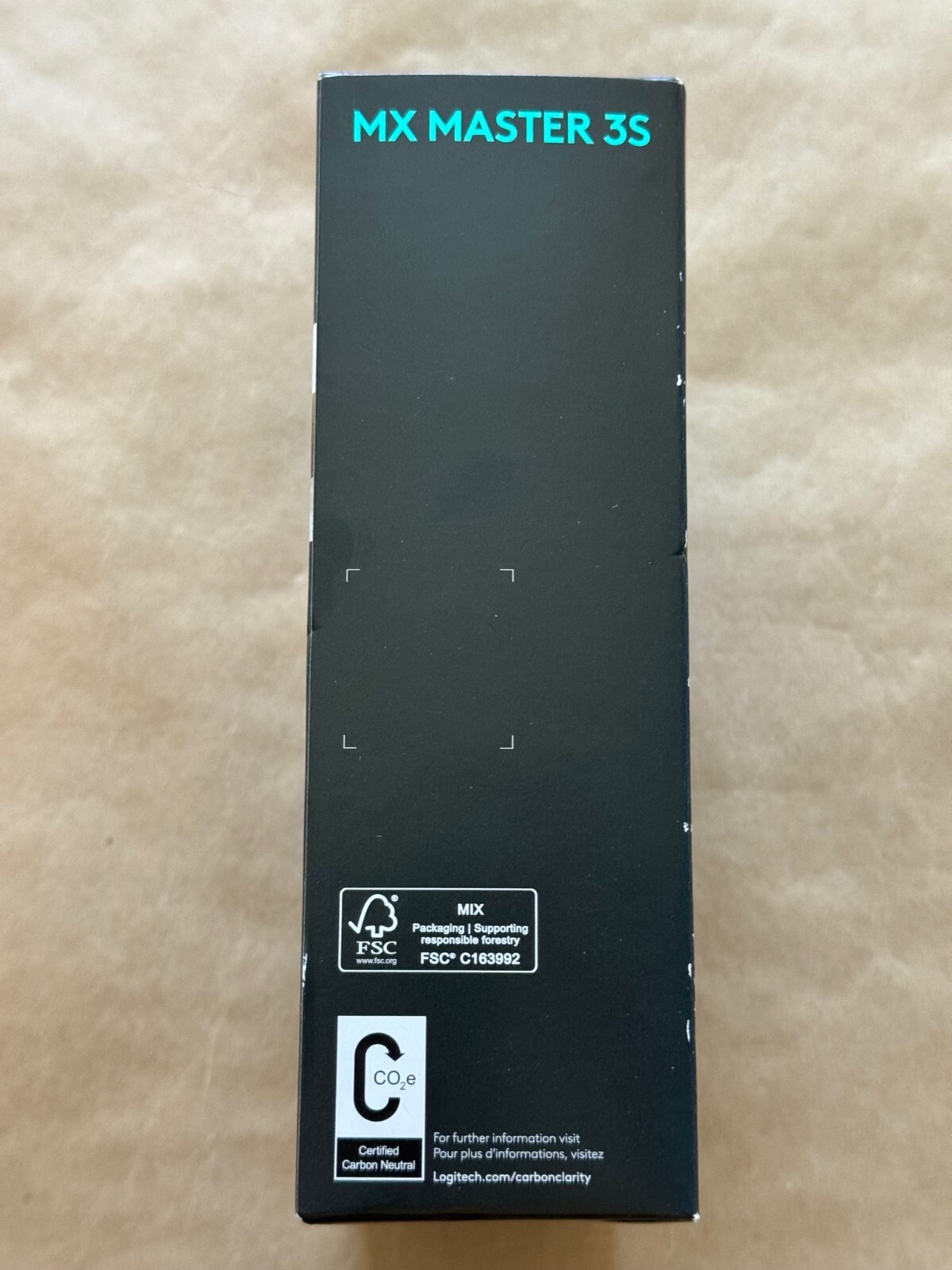 NEW LOGITECH MX MASTER 3S PERFORMANCE WIRELESS MOUSE COLOR: BLACK PN: 910-006556