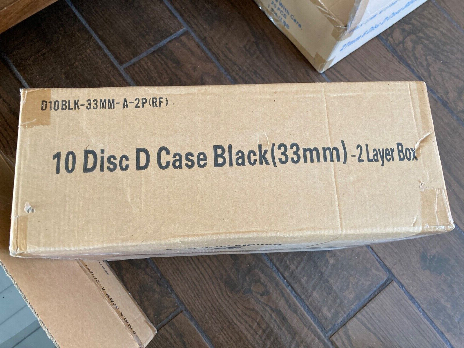 (1) BRAND NEW 10 Disc DVD Case BLACK 33MM HOLDS (10 Discs) Brand New (1)