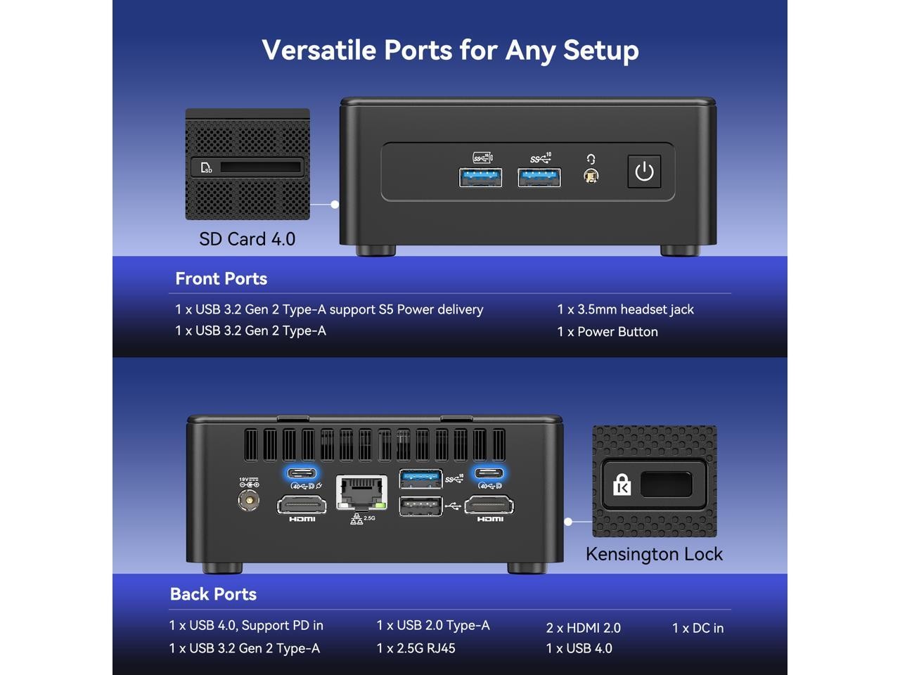GEEKOM Mini PC IT15 Intel Core Ultra 9 285H 32GB DDR5 1TB SSD Intel Arc 140T